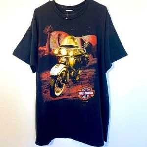 Vintage Harley Davidson T-shirt Motorcycle Oversized Tee Mens 90’s Streetwear